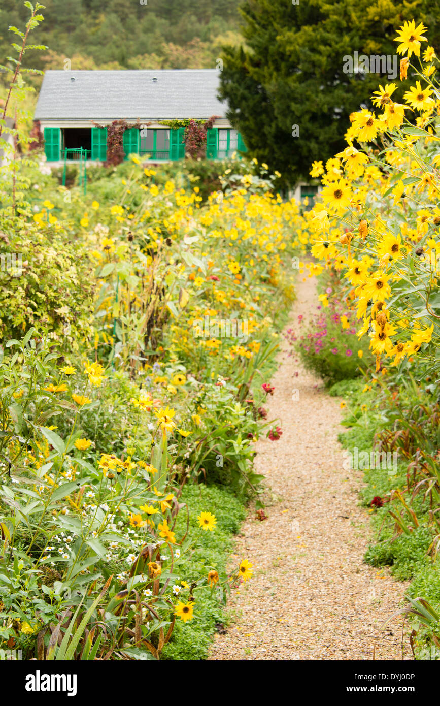 La maison et le jardin de Monet, Giverny, France Banque D'Images