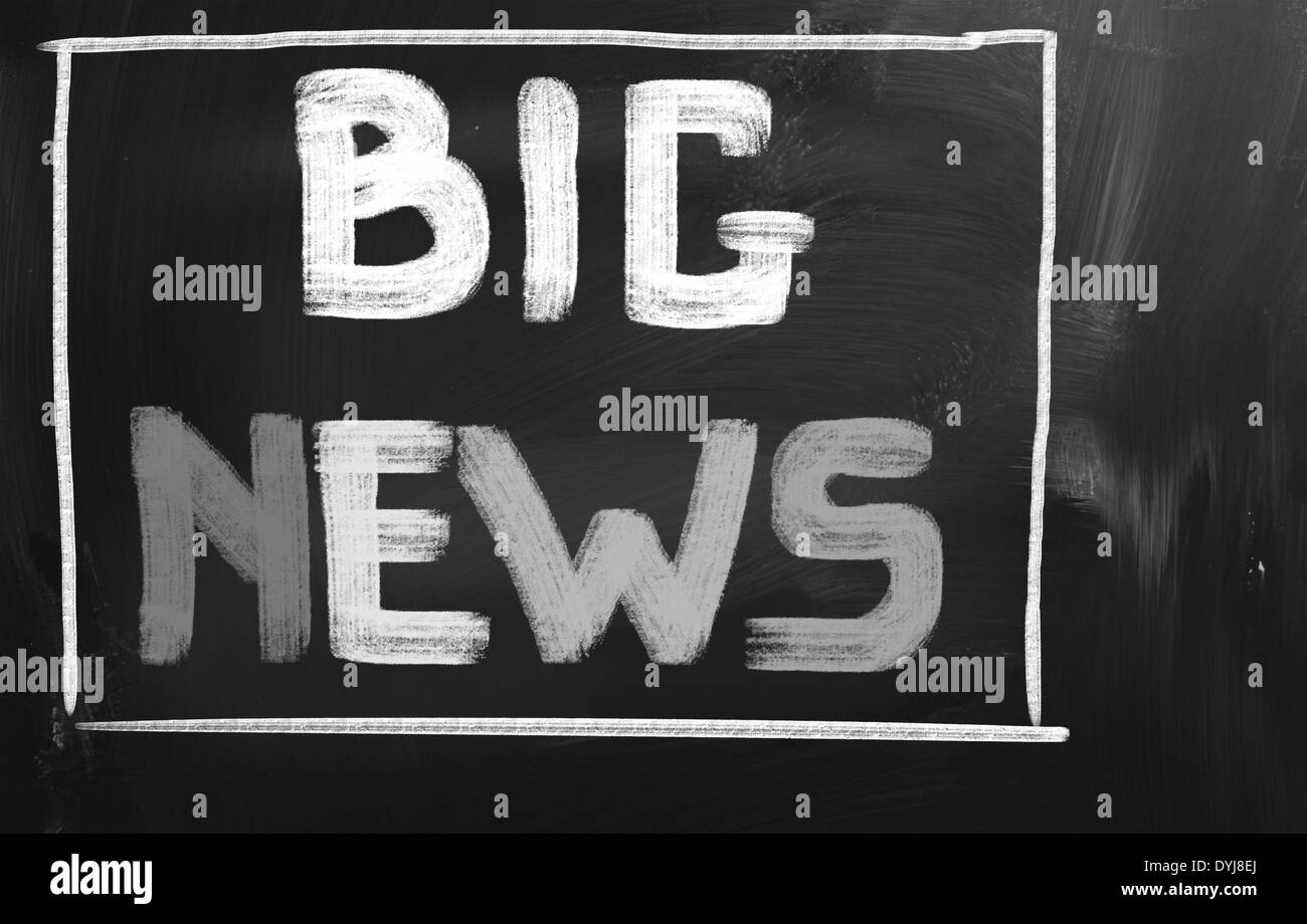 Big News Concept Banque D'Images
