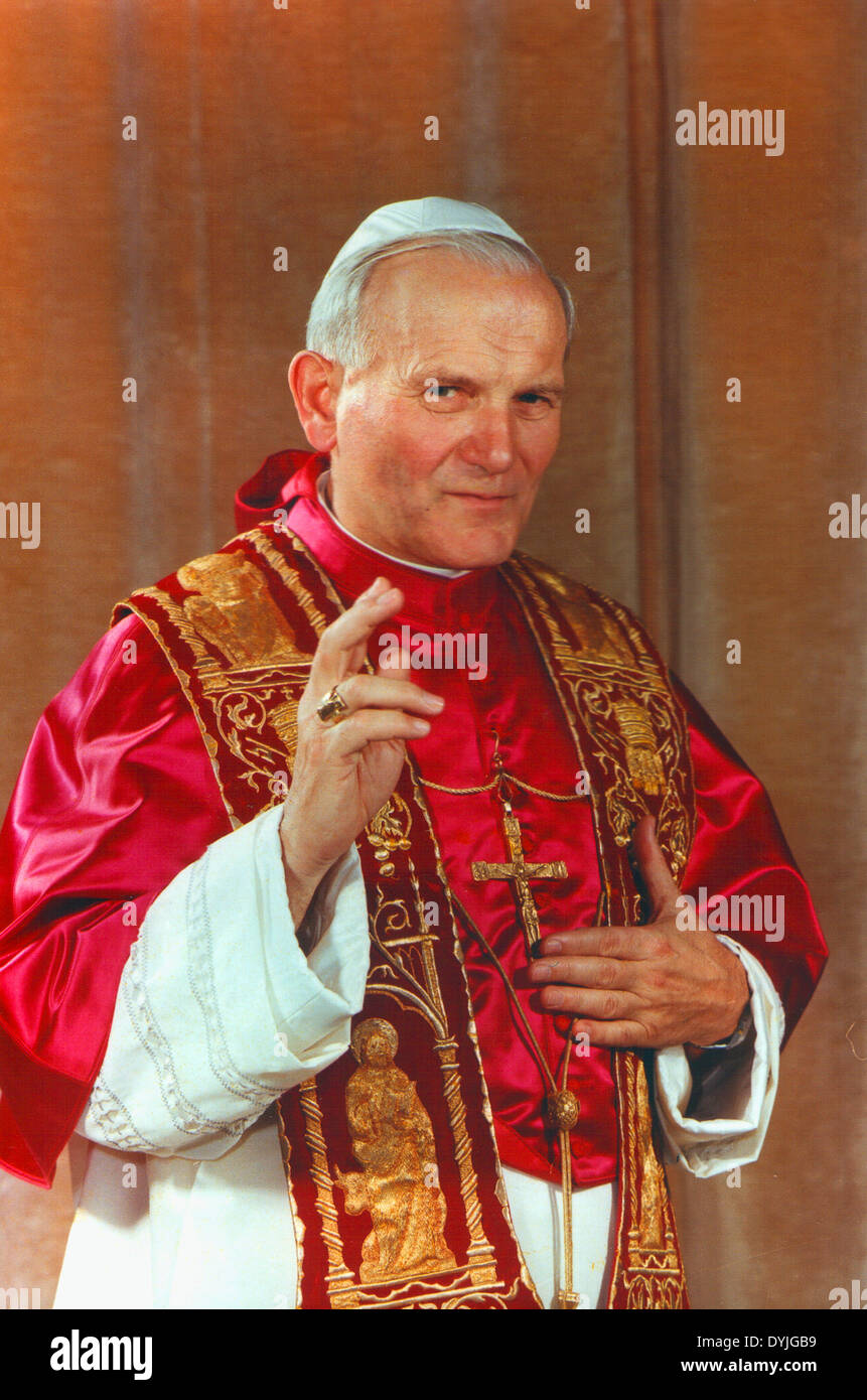 Le Pape Jean Paul II ( Wojtyla ) Banque D'Images