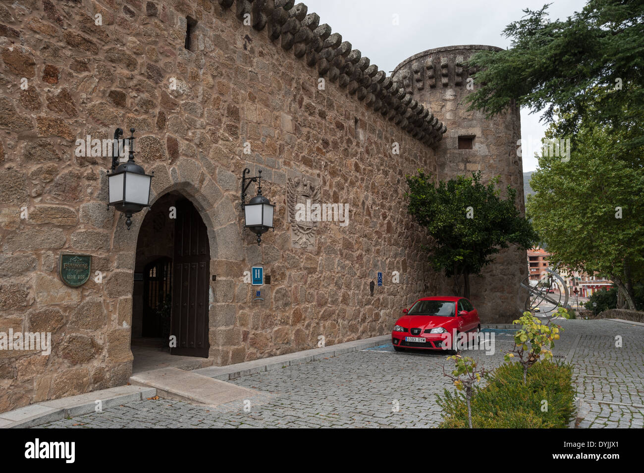 Parador de Jarandilla de la Vera, Jarandilla de la Vera, Cáceres, Extremadura, Espagne, Europe Banque D'Images