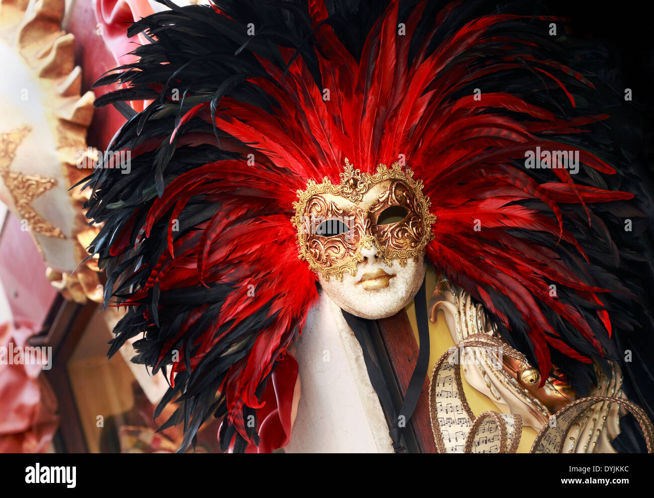 Venise, Italie. Masque de Venise. Banque D'Images