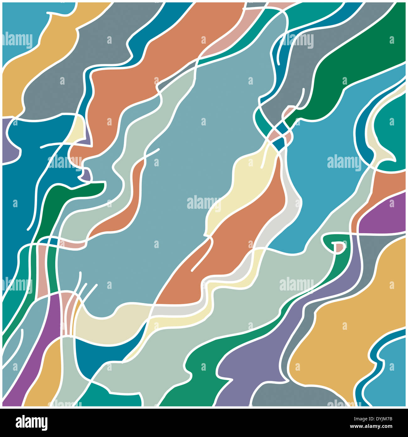 Boucles décoratives persan motif. (Ce contexte n'est pas sans soucis). Banque D'Images