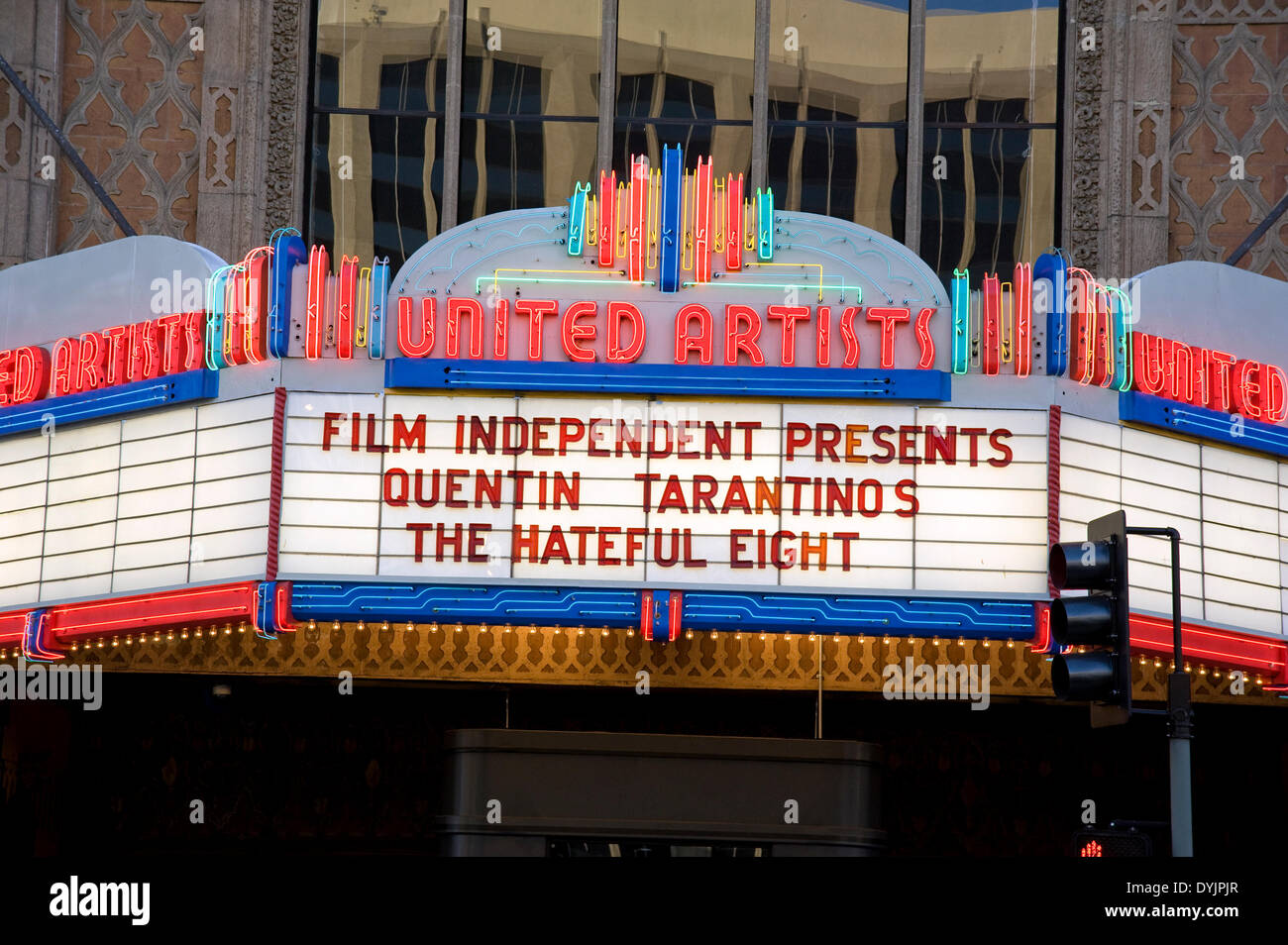 Los Angeles, USA. Apr 19, 2014. 20 avril 2014 : manifestation spéciale pour Quentin Tarantino 'l'odieuse huit' dans le centre-ville de Los Angeles United Artist Theatre. Crédit : Robert Landau/Alamy Live News Banque D'Images