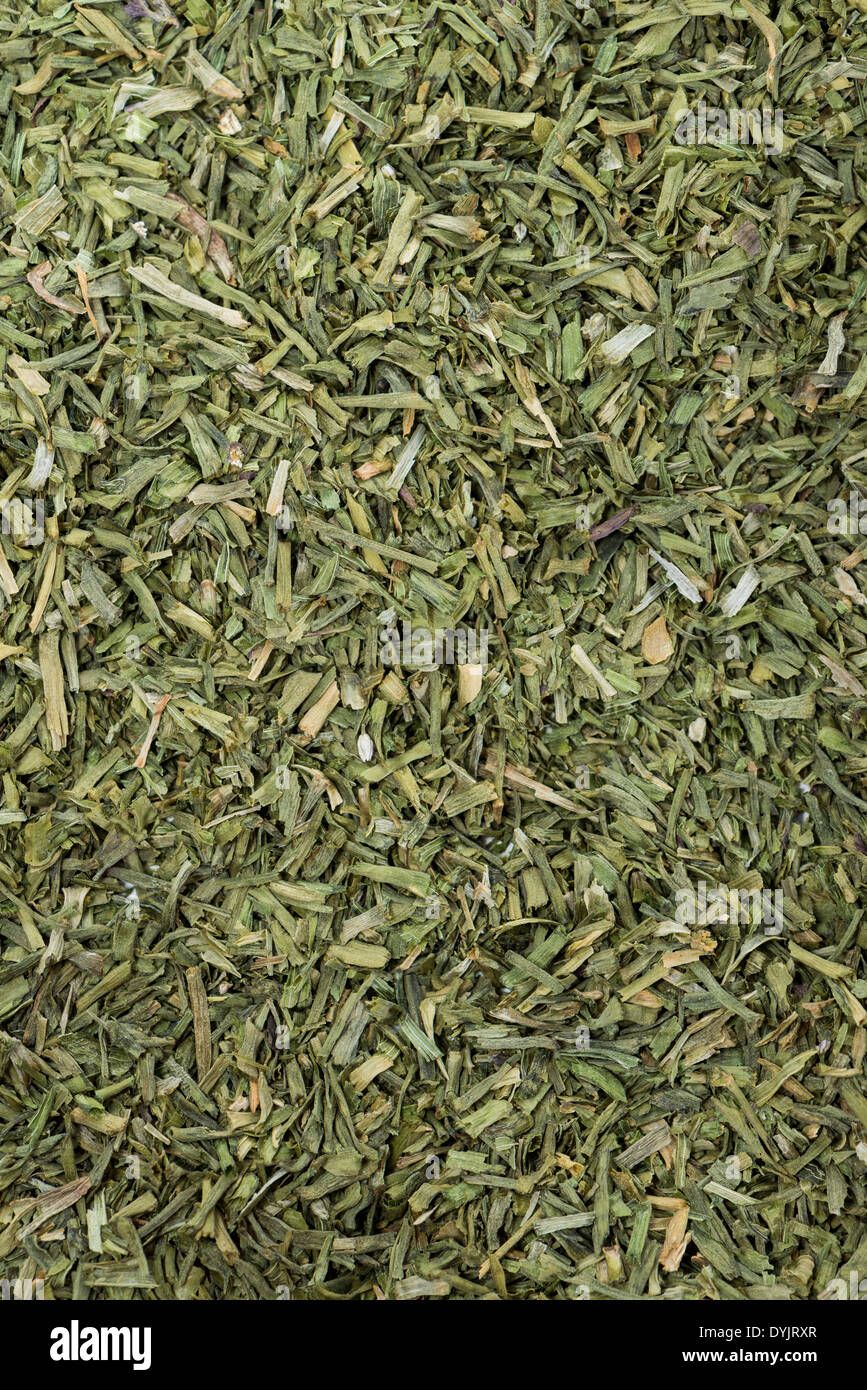 La ciboulette séchée de droit pour l'utilisation d'arrière-plan ou comme texture Banque D'Images