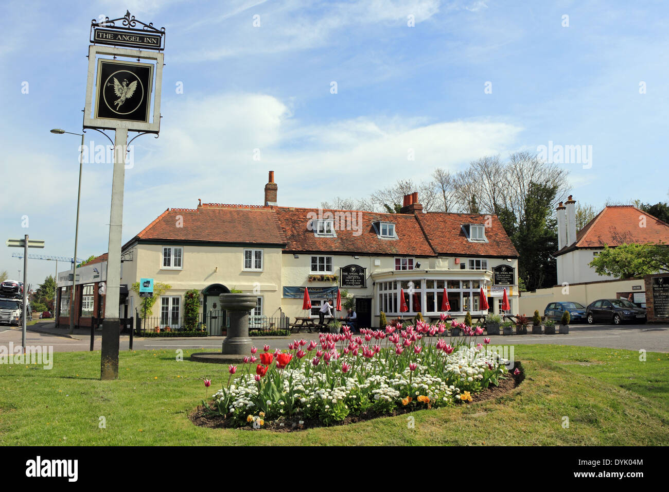 L'Ange pub Thames Ditton, Surrey, Angleterre, Royaume-Uni. Banque D'Images