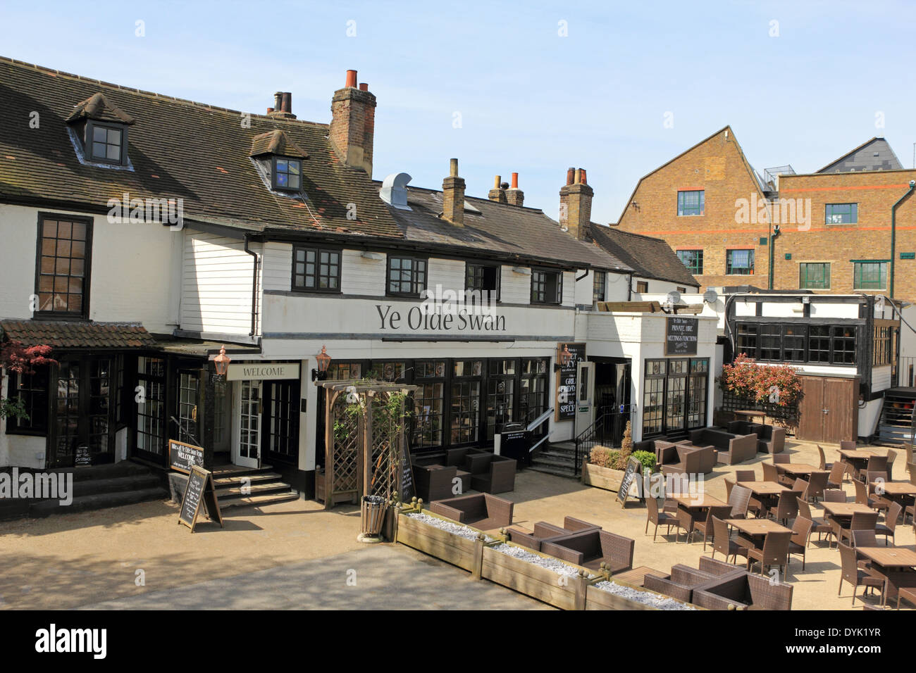 Thames Ditton, Surrey, Angleterre, Royaume-Uni. Banque D'Images