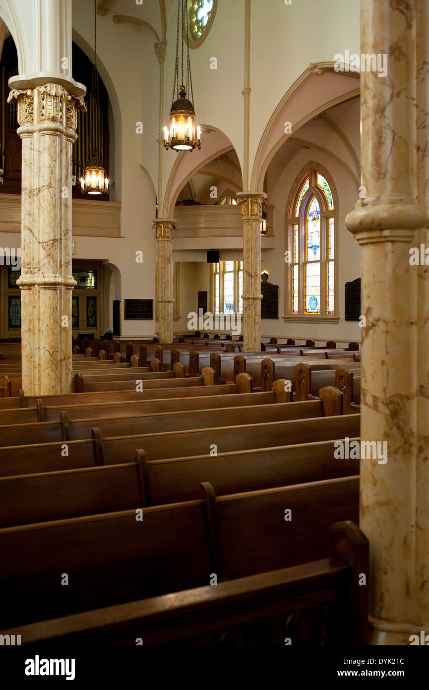 USA Georgia GA Savannah congrégation Synagogue Mickvé Israël l'un des plus anciens de la United States Banque D'Images