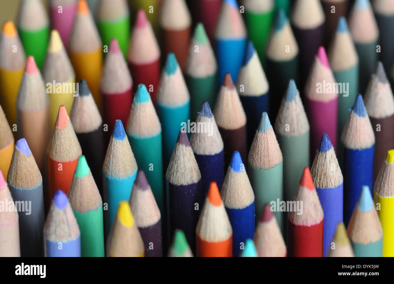 Crayons de couleur Banque D'Images