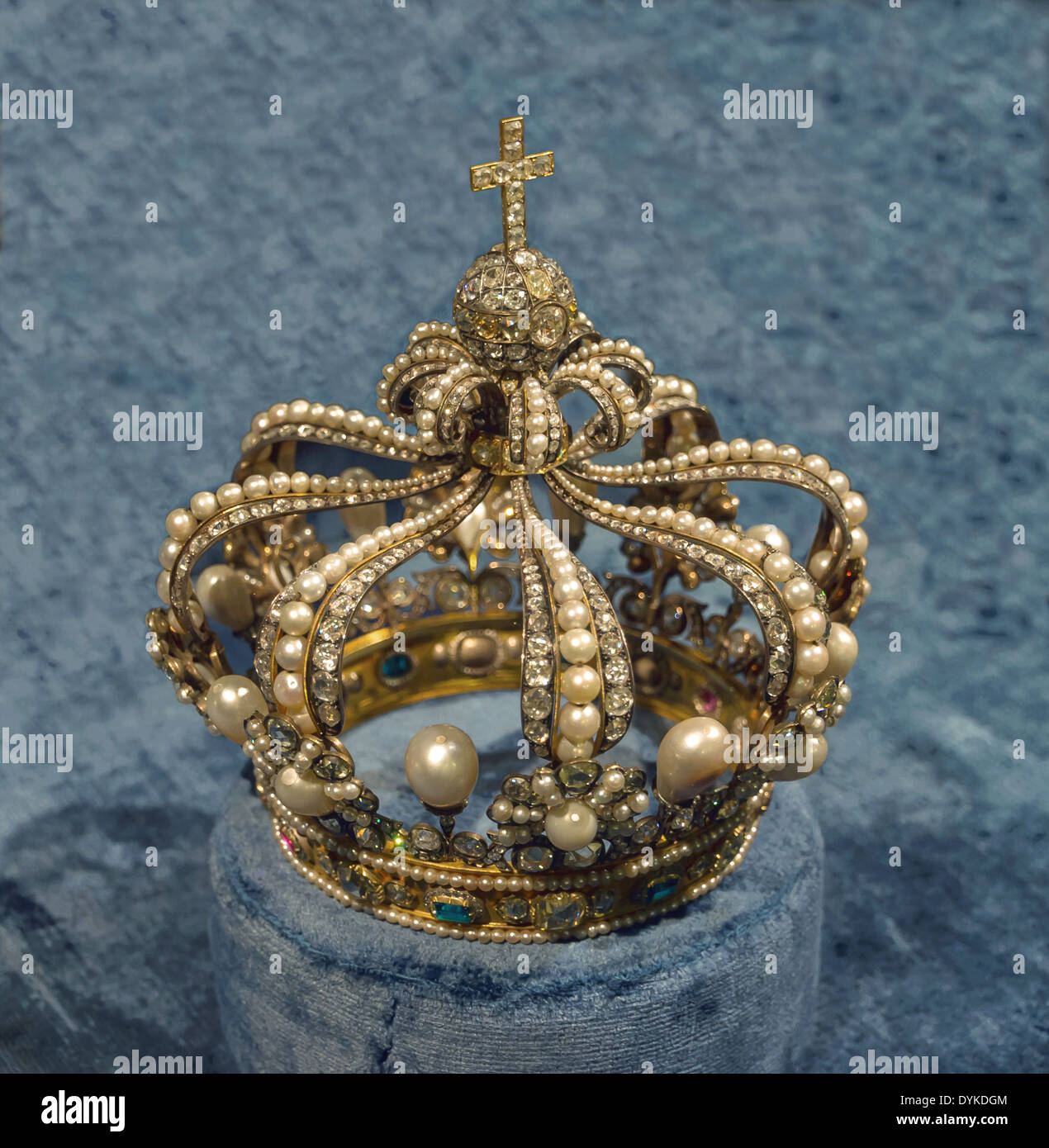 La couronne des reines de Bavière, par Marie-Étienne Nitot (1750-1809), bijoutier, Jean-Baptiste Leblond et Martin-Guillaume Bien Banque D'Images