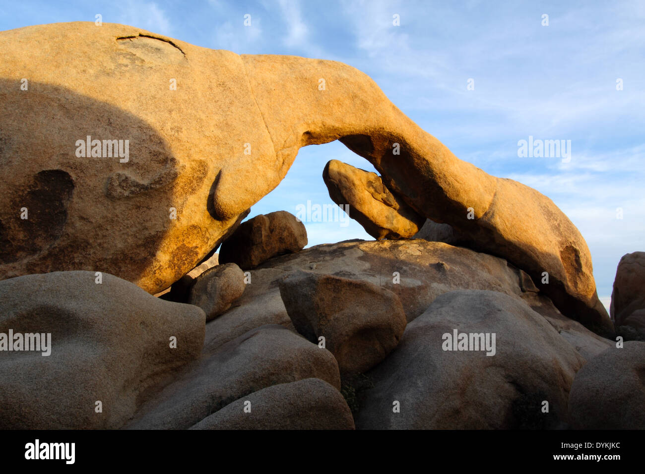 Arch Rock Joshua Tree National Park en Californie Banque D'Images