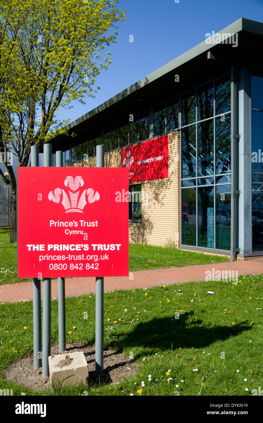 Les Princes Trust Wales Bureaux, Ocean Way, Cardiff, Pays de Galles, Royaume-Uni. Banque D'Images