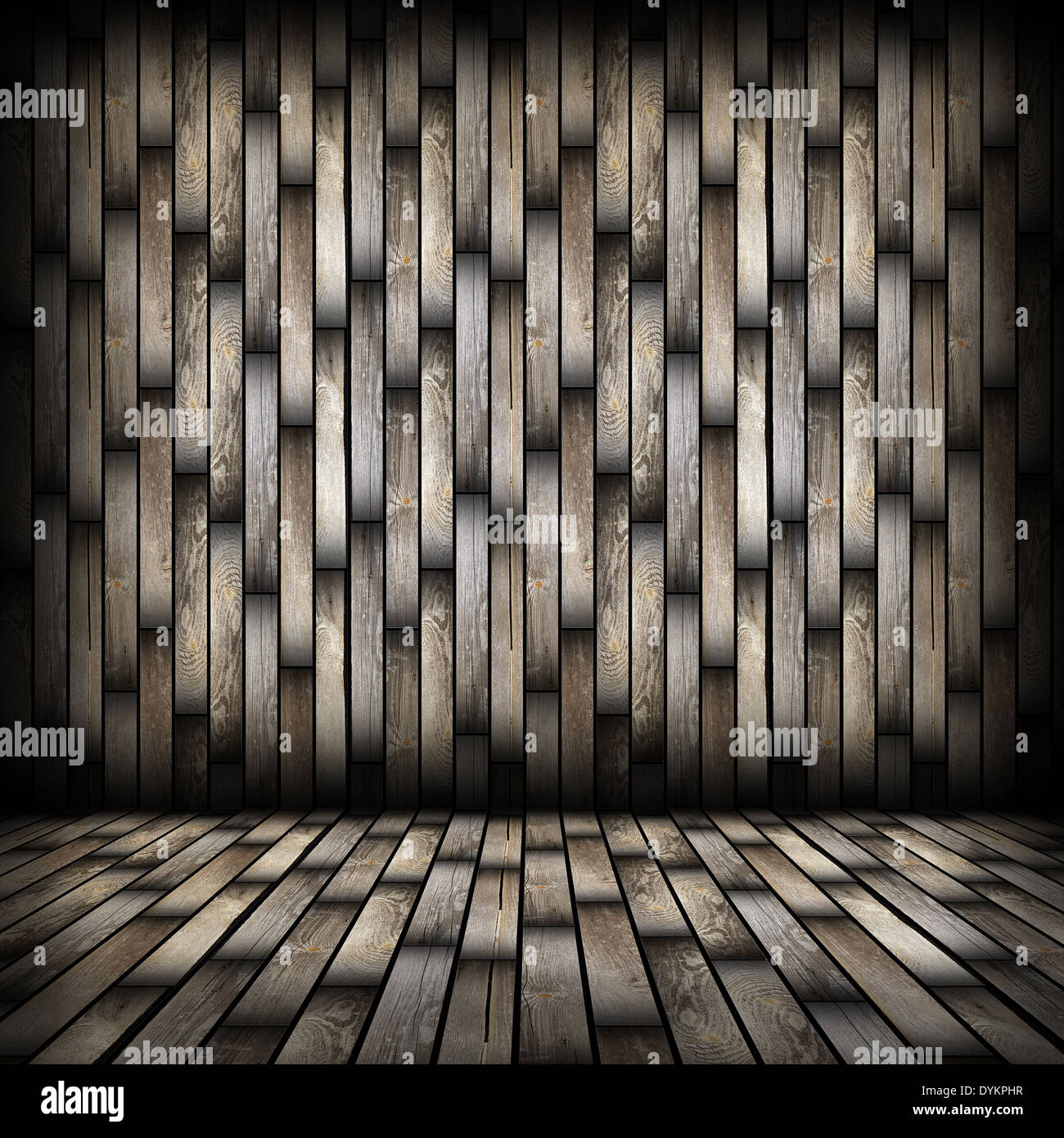 Planches en bois finition sur toile de l'intérieur, de l'architecture prix en arrière-plan pour votre conception avec parquet au sol et mur Banque D'Images