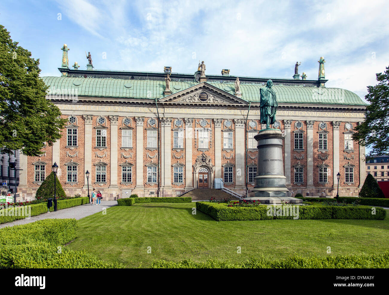 Maison des Chevaliers ou Maison de la Noblesse, Riddarhuset, lieu de rencontre de la noblesse suédoise, centre historique de la ville, Gamla Stan, Banque D'Images