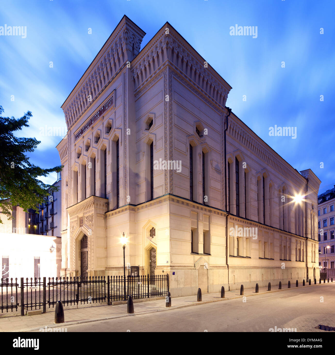 Grande Synagogue, synagogan Stora, Stockholm, Stockholm, Suède Comté Banque D'Images