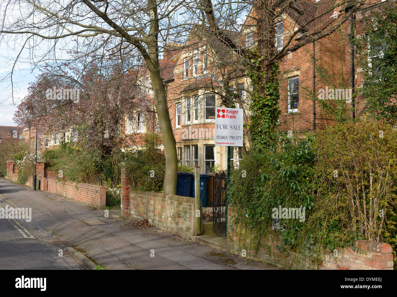 Maisons de North Oxford Banque D'Images