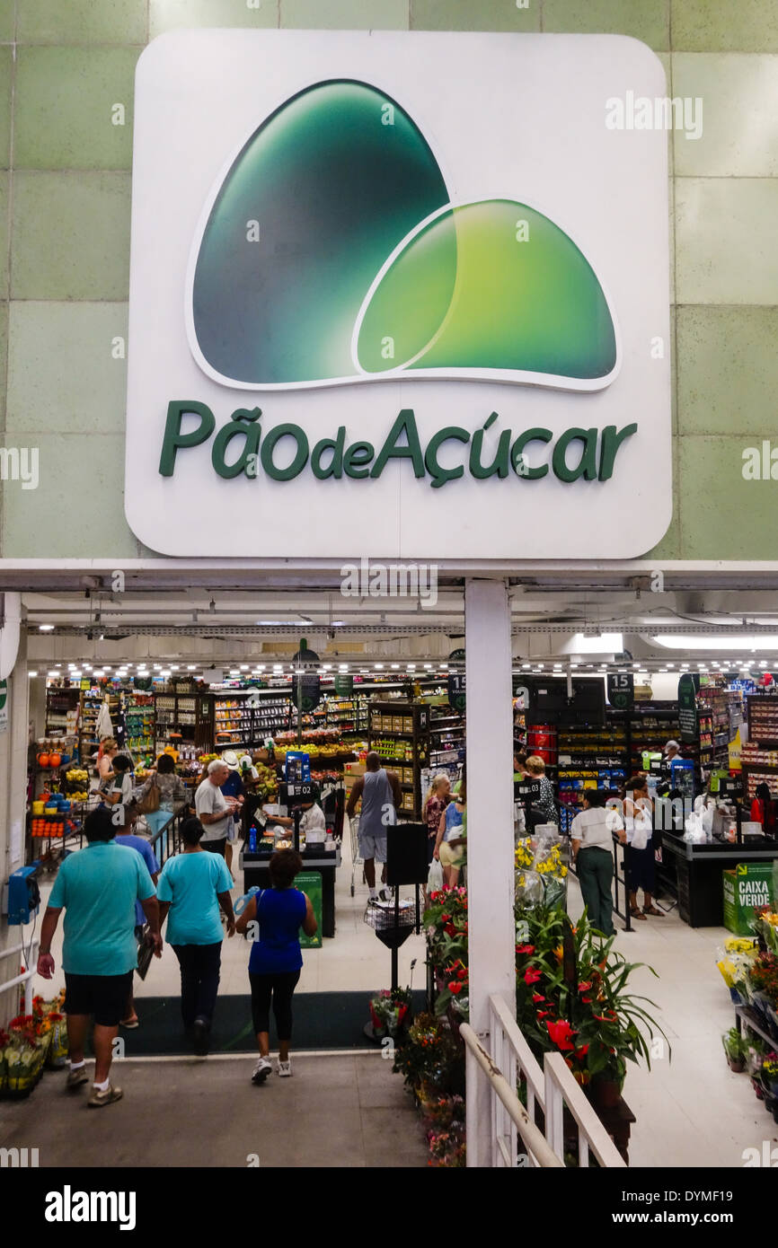 Rio de Janeiro, le shopping de Pao de Acucar, Brésil Banque D'Images