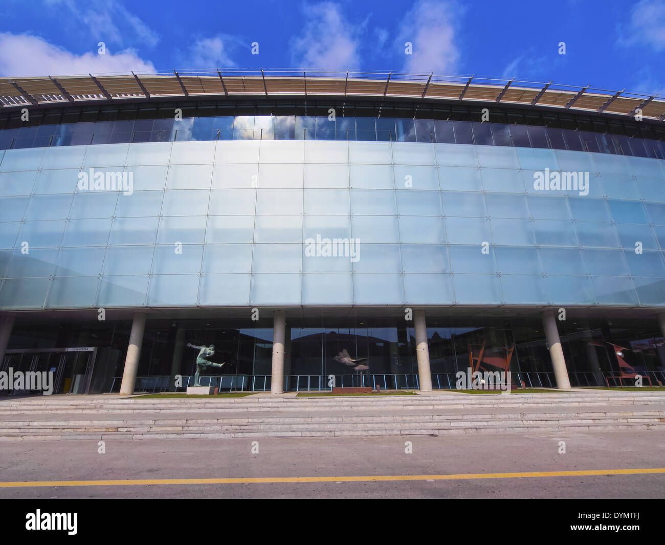 Estadi del F.C. Camp Nou - Barcelone - un stade de football de Barcelone, Catalogne, Espagne Banque D'Images