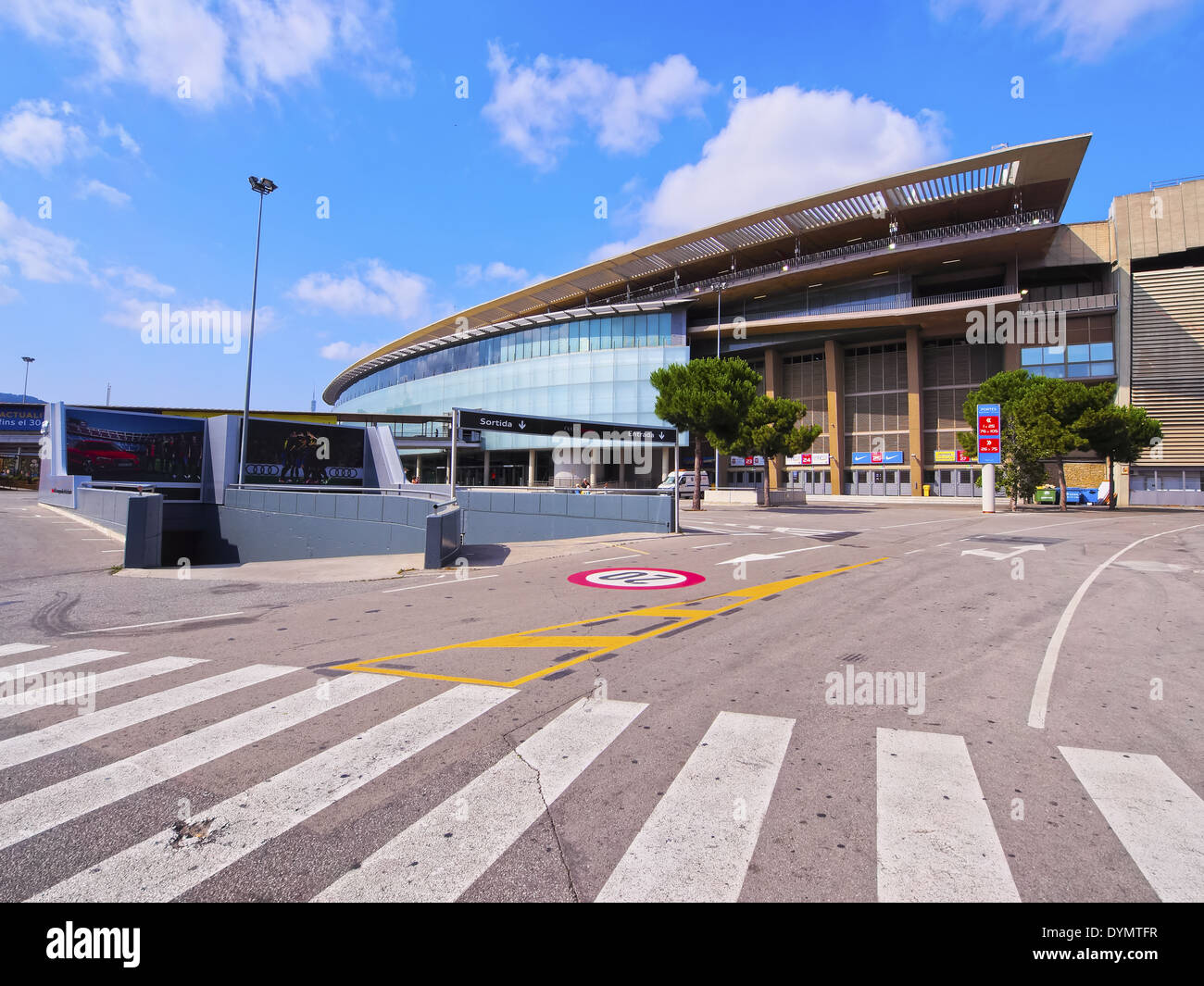 Estadi del F.C. Camp Nou - Barcelone - un stade de football de Barcelone, Catalogne, Espagne Banque D'Images