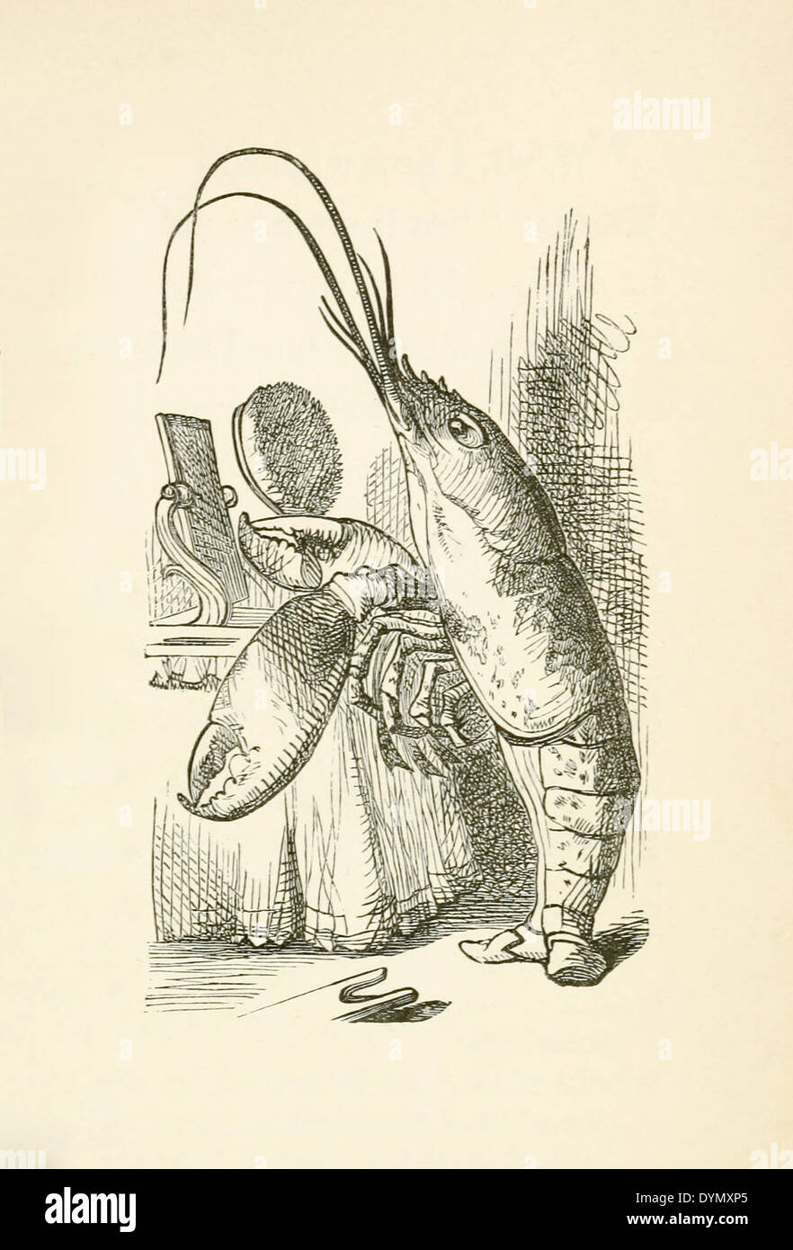 John Tenniel (1820-1914) Illustration de Lewis Carroll, "Alice au pays des  merveilles' publié en 1865. Loir dans la théière Photo Stock - Alamy