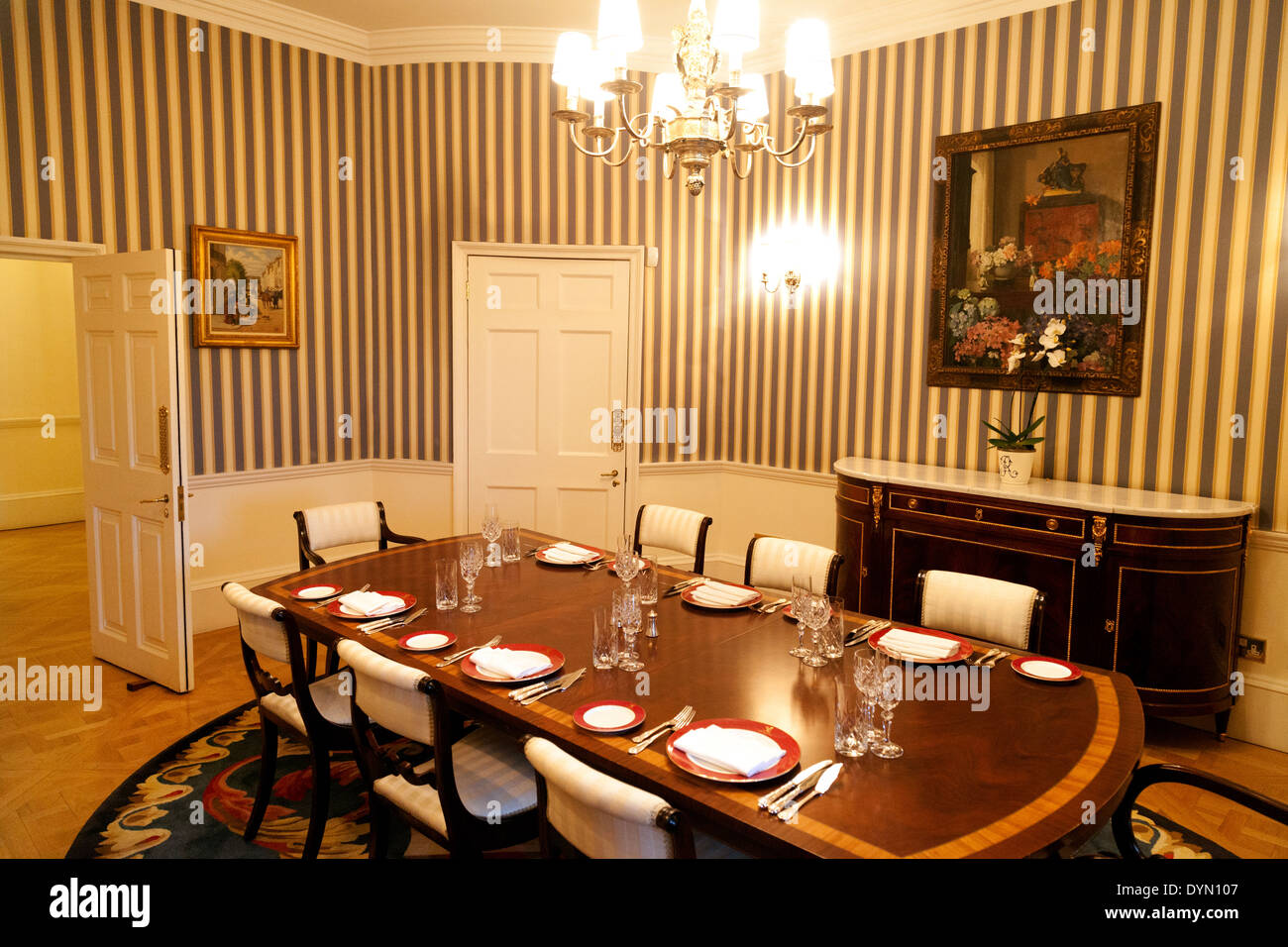 Le Prince de Galles, une suite de luxe dans le luxueux hôtel Ritz, Piccadilly, Londres W1 England UK Banque D'Images