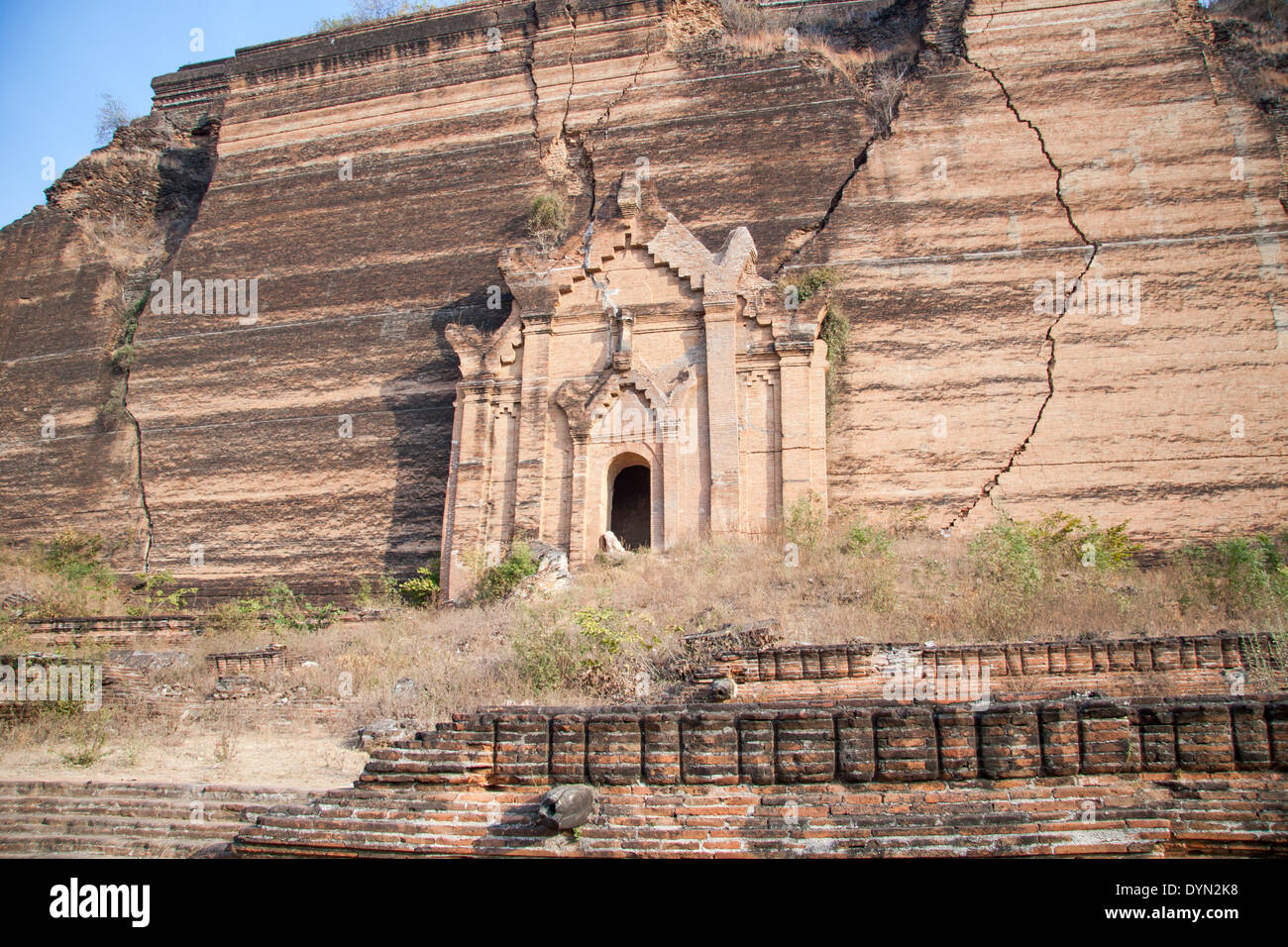 La pagode de Mingun Myanmar Banque D'Images