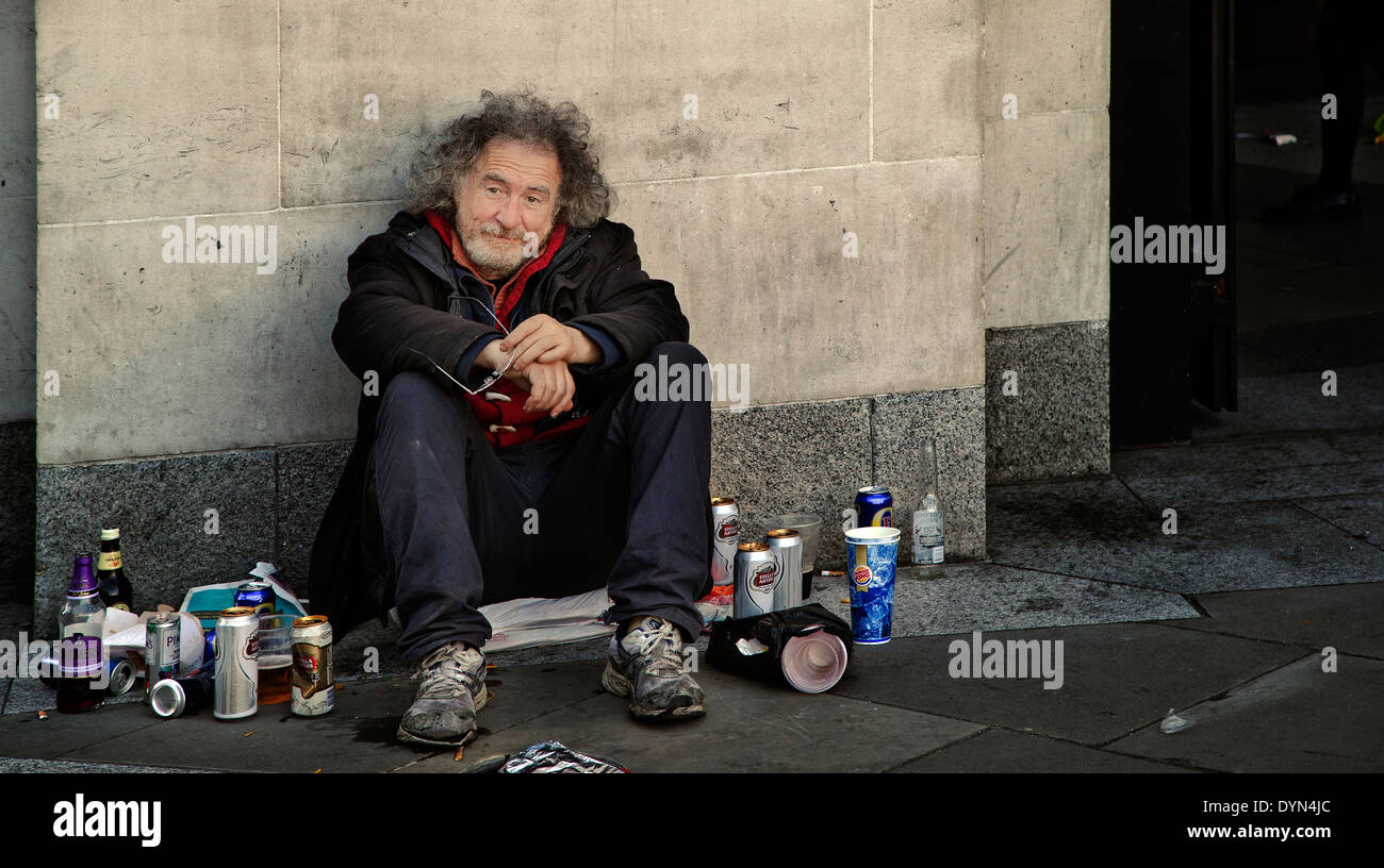 St.Patrick's Day célébrations, Trafalgar Square, London, England, UK Banque D'Images