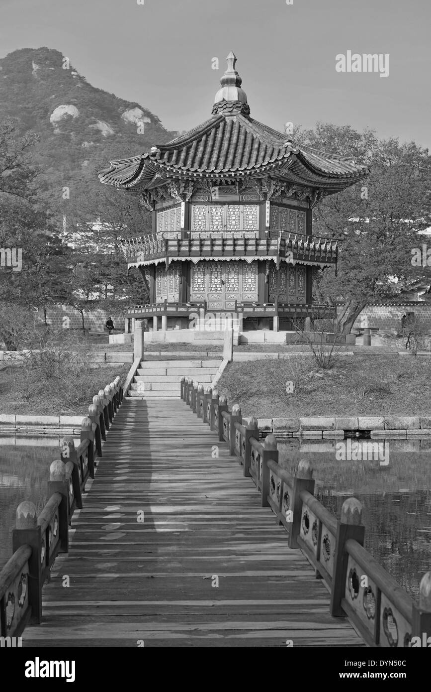 Gyeongbokgung, Séoul, Corée du Sud Banque D'Images
