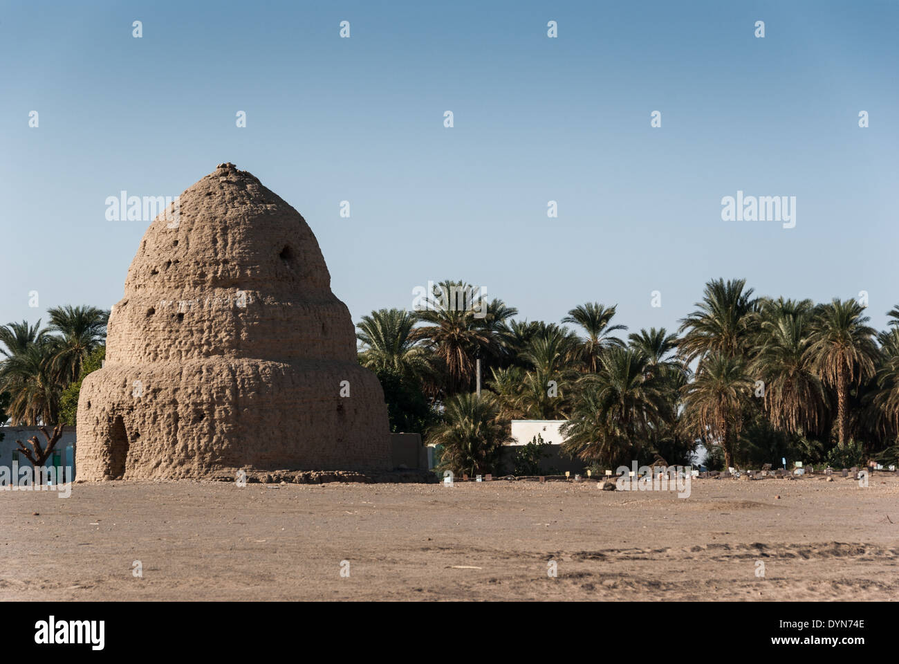 Quba et le cimetière musulman, kerma, nord du Soudan Banque D'Images