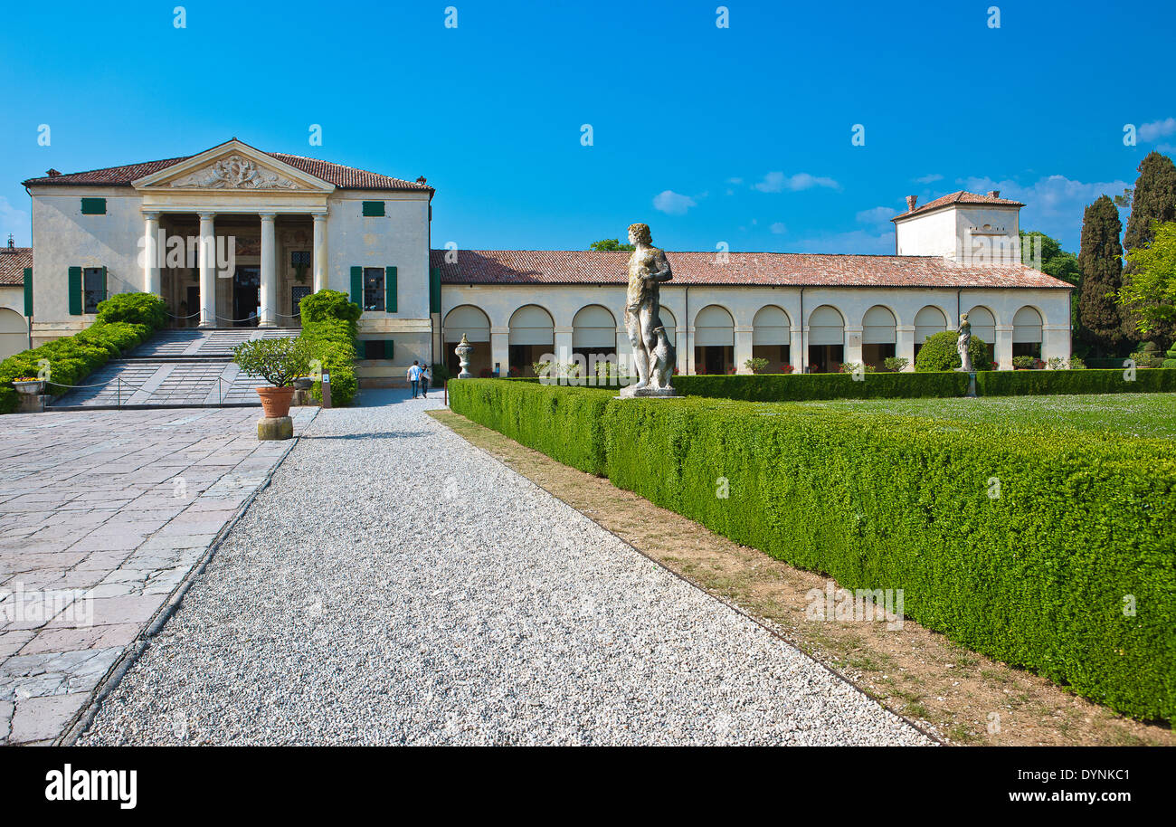 L'Italie, Vénétie, Fanzolo di Vedelago, Villa Emo, architecte Andrea Palladio. Banque D'Images