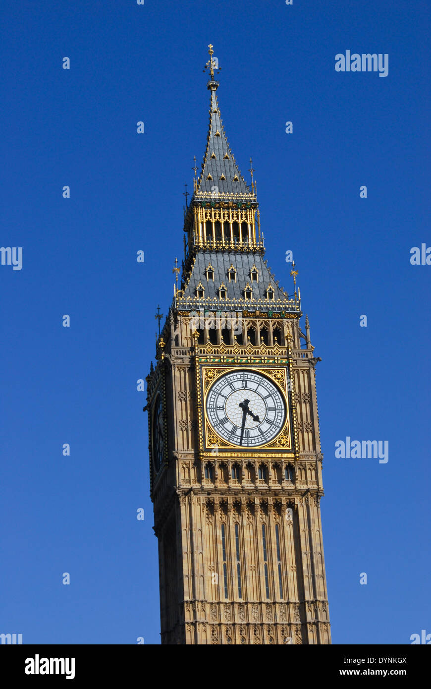 Détail de Big Ben à Londres City Banque D'Images