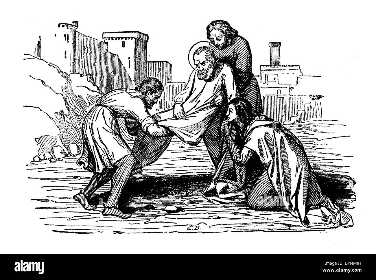 Saint Romanus, martyr Banque D'Images