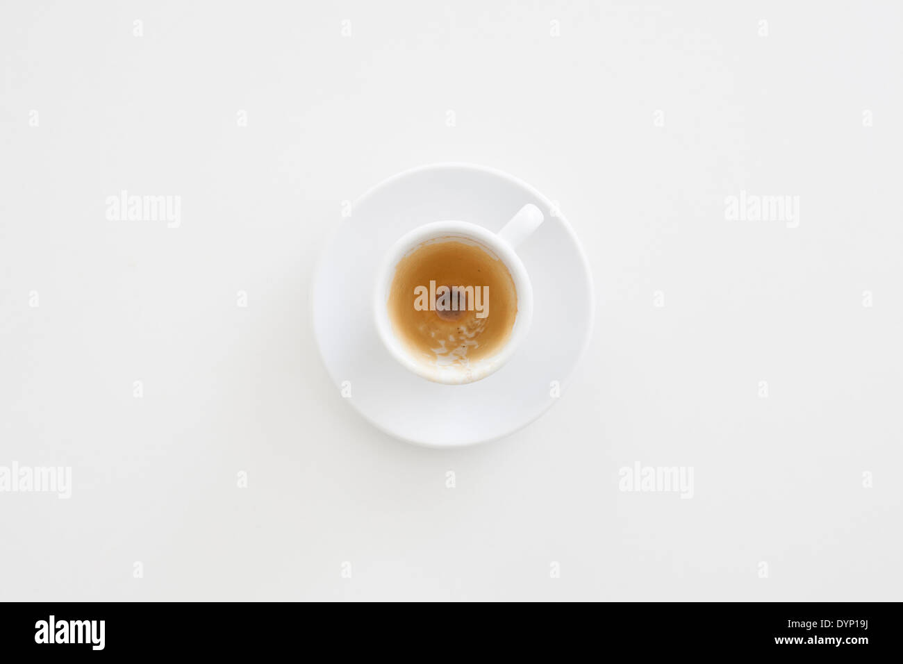 Tasse de café fini Banque D'Images