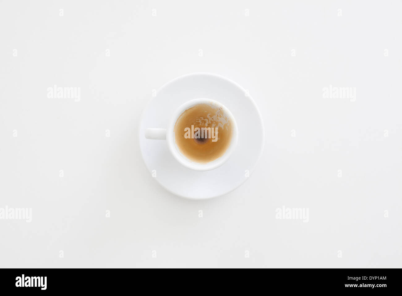 Tasse de café fini Banque D'Images