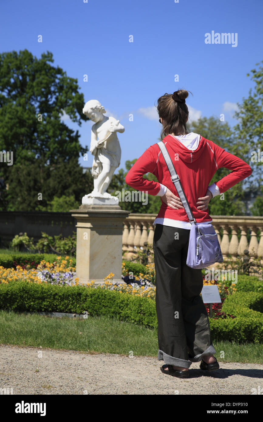 Schwerin, jardin du château, le Mecklembourg Poméranie occidentale, l'Allemagne, de l'Europe Banque D'Images