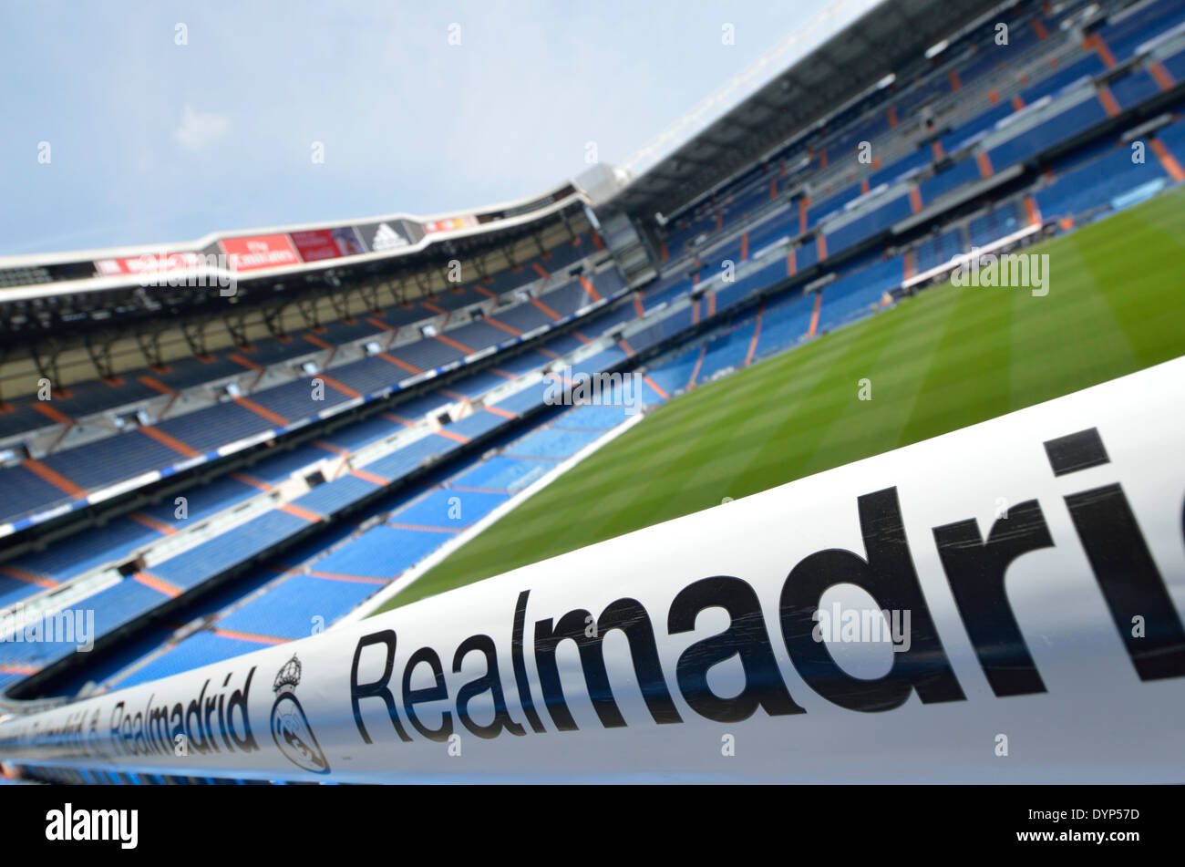 Stade Santiago Bernabeu du Real Madrid Banque D'Images