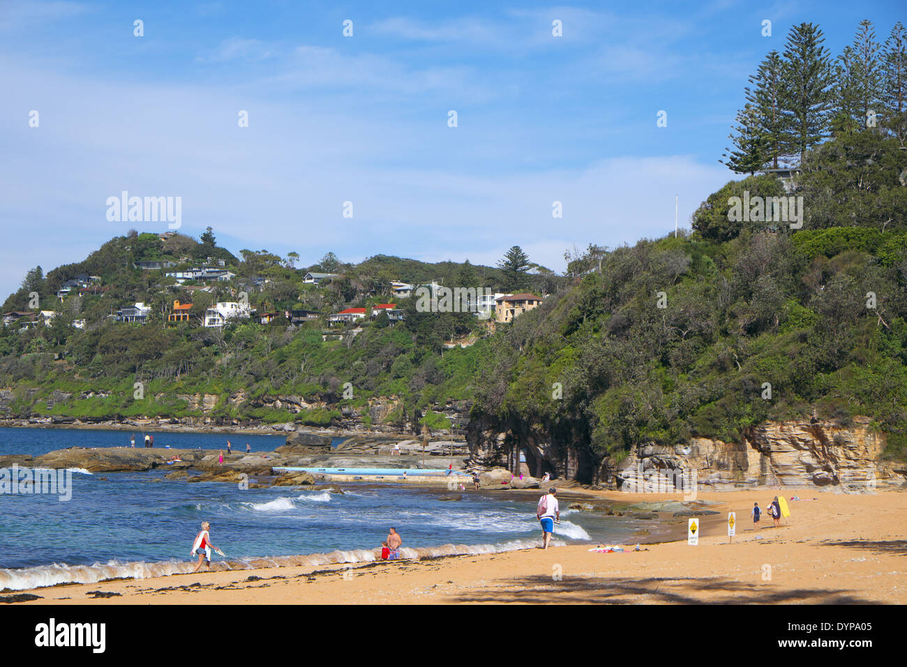 Plage de la baleine est l'une des plages du nord de Sydney. Banque D'Images