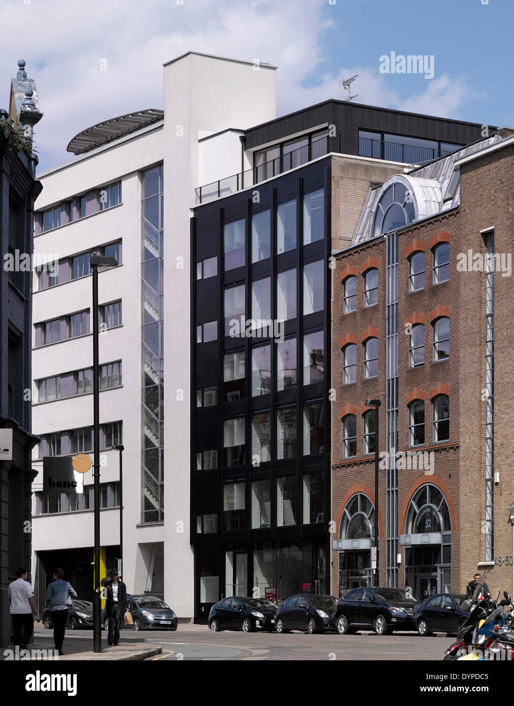 St John Street, London, United Kingdom. Architecte : Ben Adams Architects, 2013. Banque D'Images