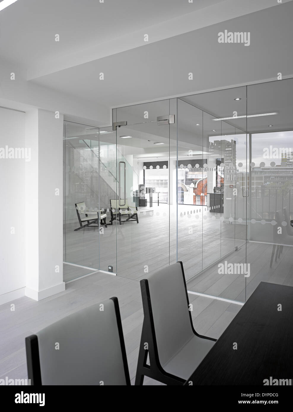 St John Street, London, United Kingdom. Architecte : Ben Adams Architects, 2013. Office Interiors. Banque D'Images
