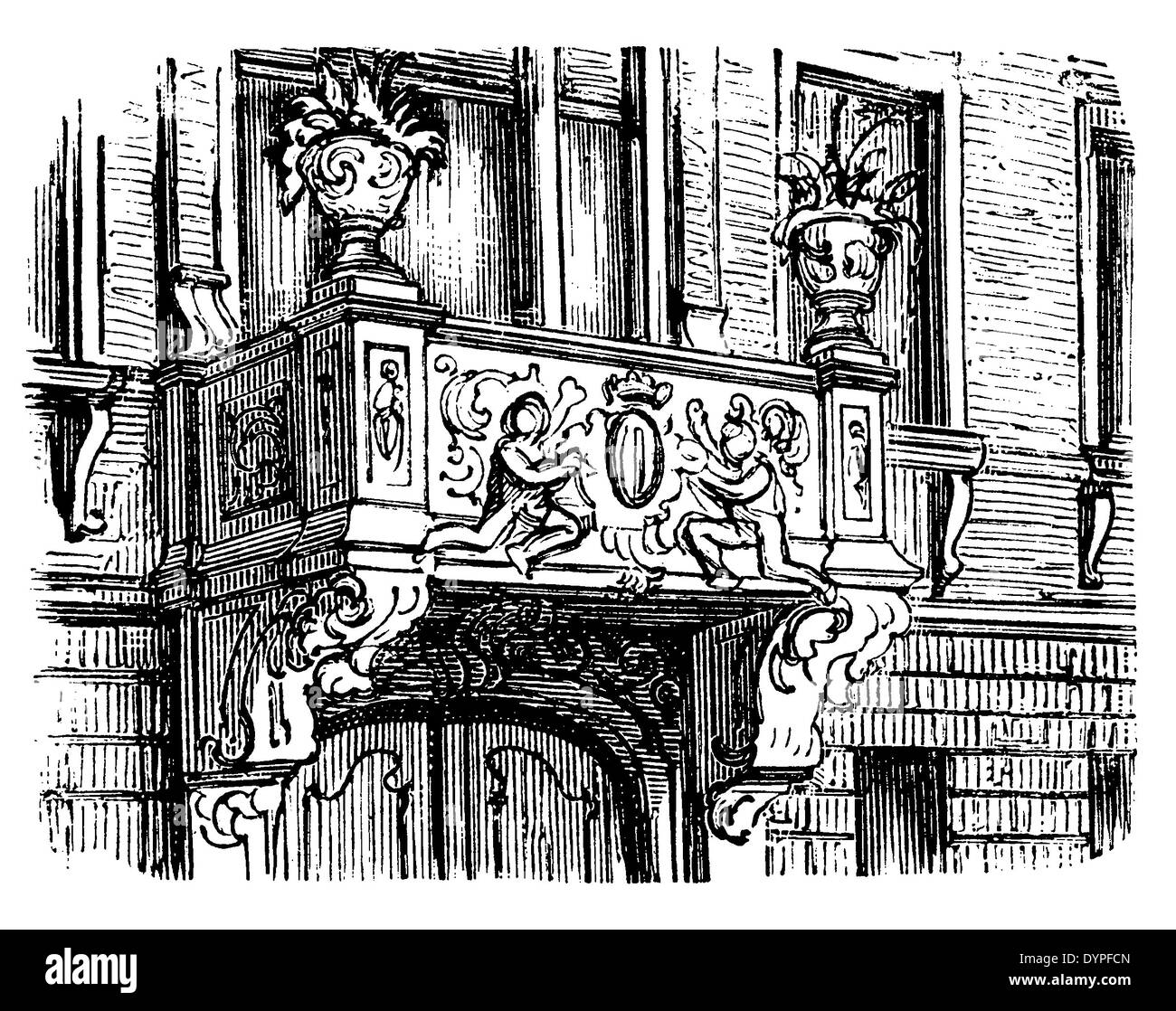 Balcon Banque D'Images