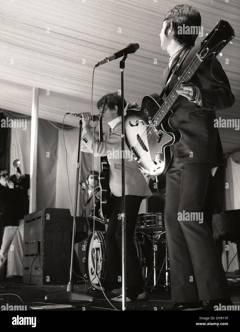 Les petits visages groupe pop au Windsor Jazz & Blues Festival, en Angleterre, le 11 août 1967. Banque D'Images