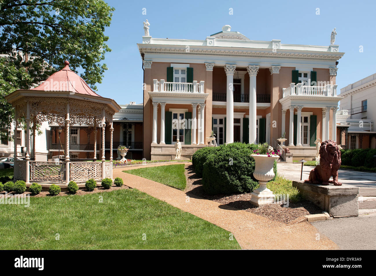 Hôtel particulier de Belmont accueil Adelicia Acklen à Belmont University, Nashville, Tennessee Banque D'Images