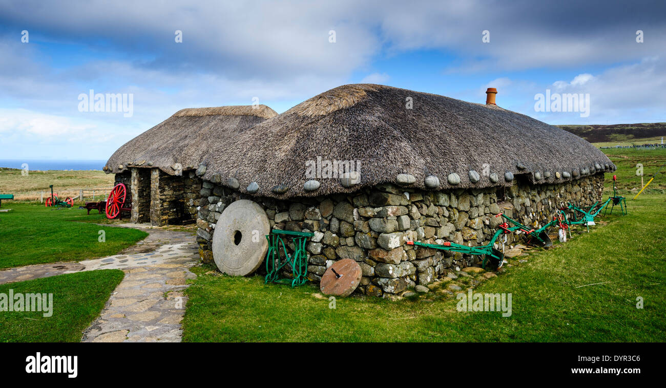 Skye Museum of Island Life, Kilmuir, île de Skye, Écosse Banque D'Images