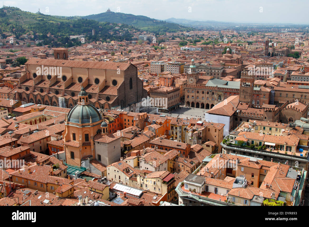 Avis de Bologne de Torre Asinelli Banque D'Images