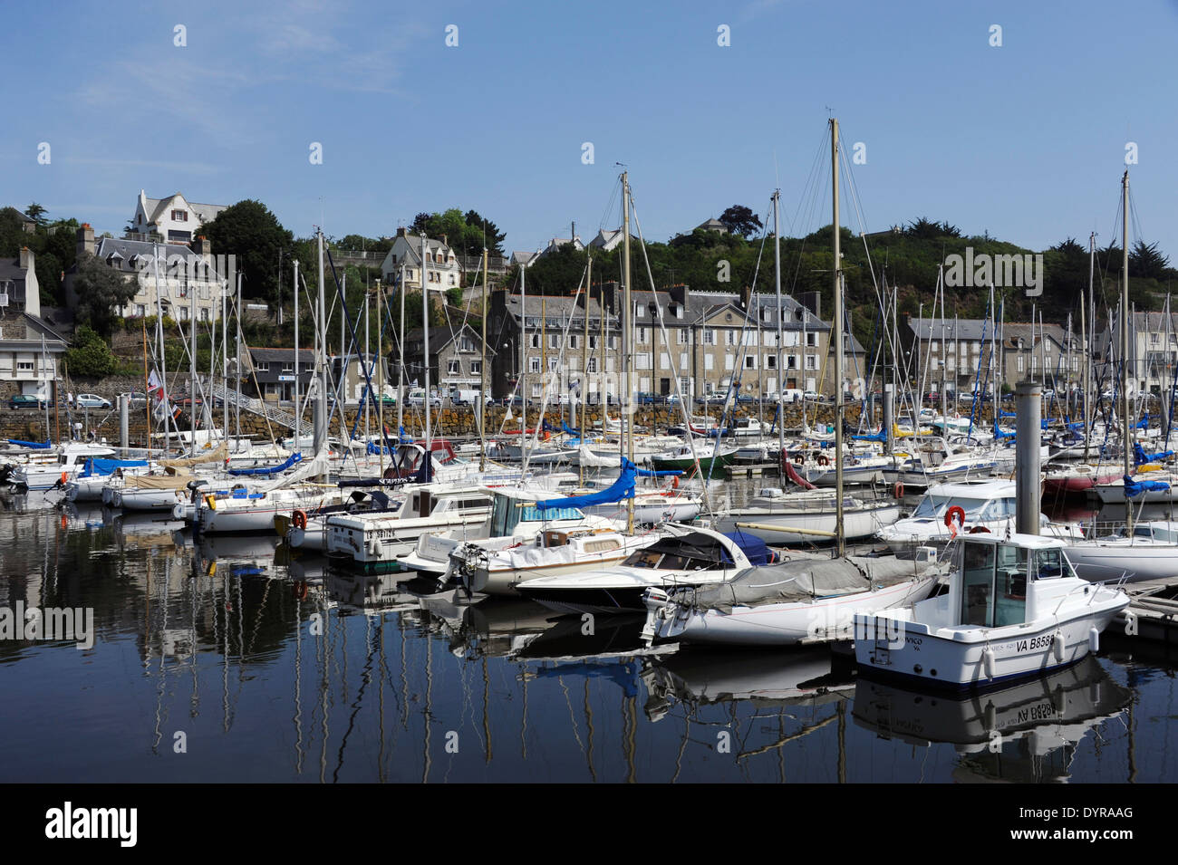 Binic port près de Saint-Brieuc, Côtes-d'Armor,Bretagne,Bretagne,France Banque D'Images