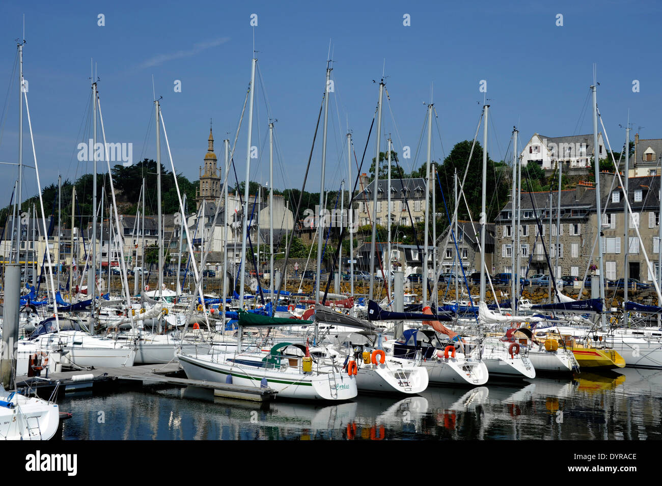 Binic port près de Saint-Brieuc, Côtes-d'Armor,Bretagne,Bretagne,France Banque D'Images