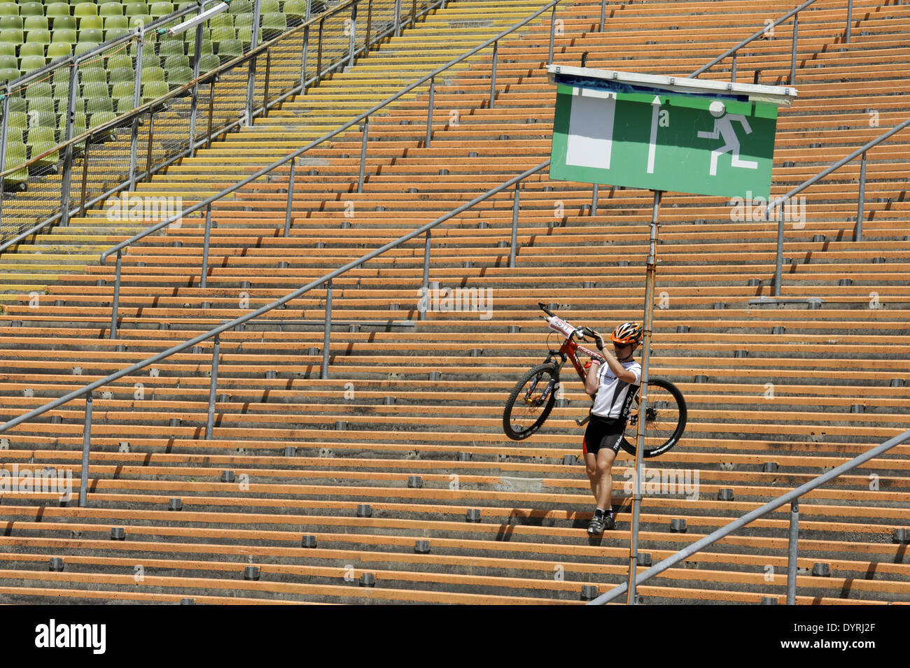 24 heures de vélo de montagne dans la région de Munich, 2011 Banque D'Images