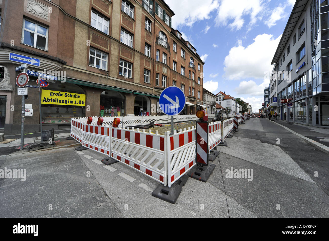 Extension de la ligne de tram 19 de la gare de Pasing, 2012 Banque D'Images