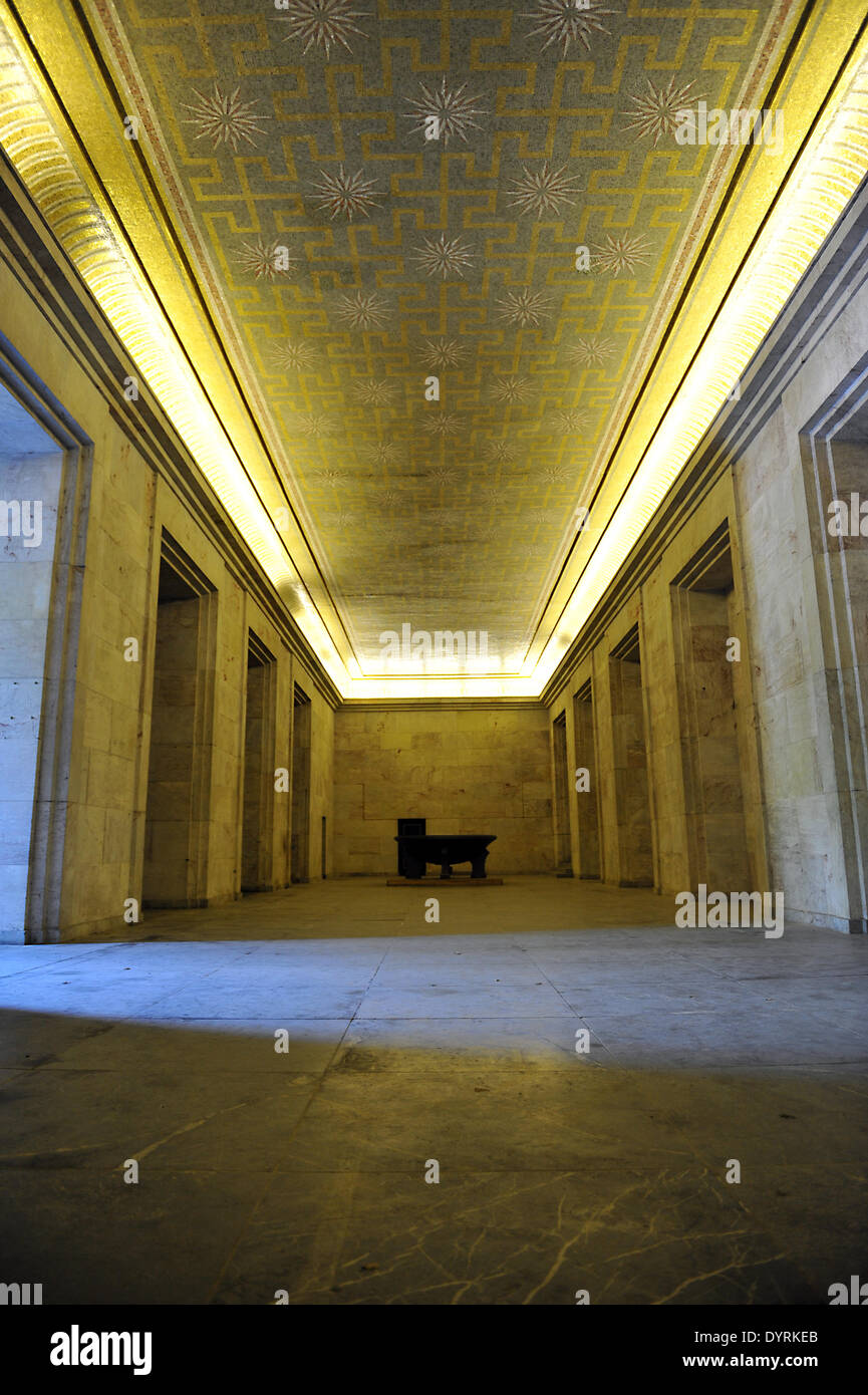 Golden Hall au rassemblement du parti nazi à Nuremberg, 2012 Motifs Banque D'Images