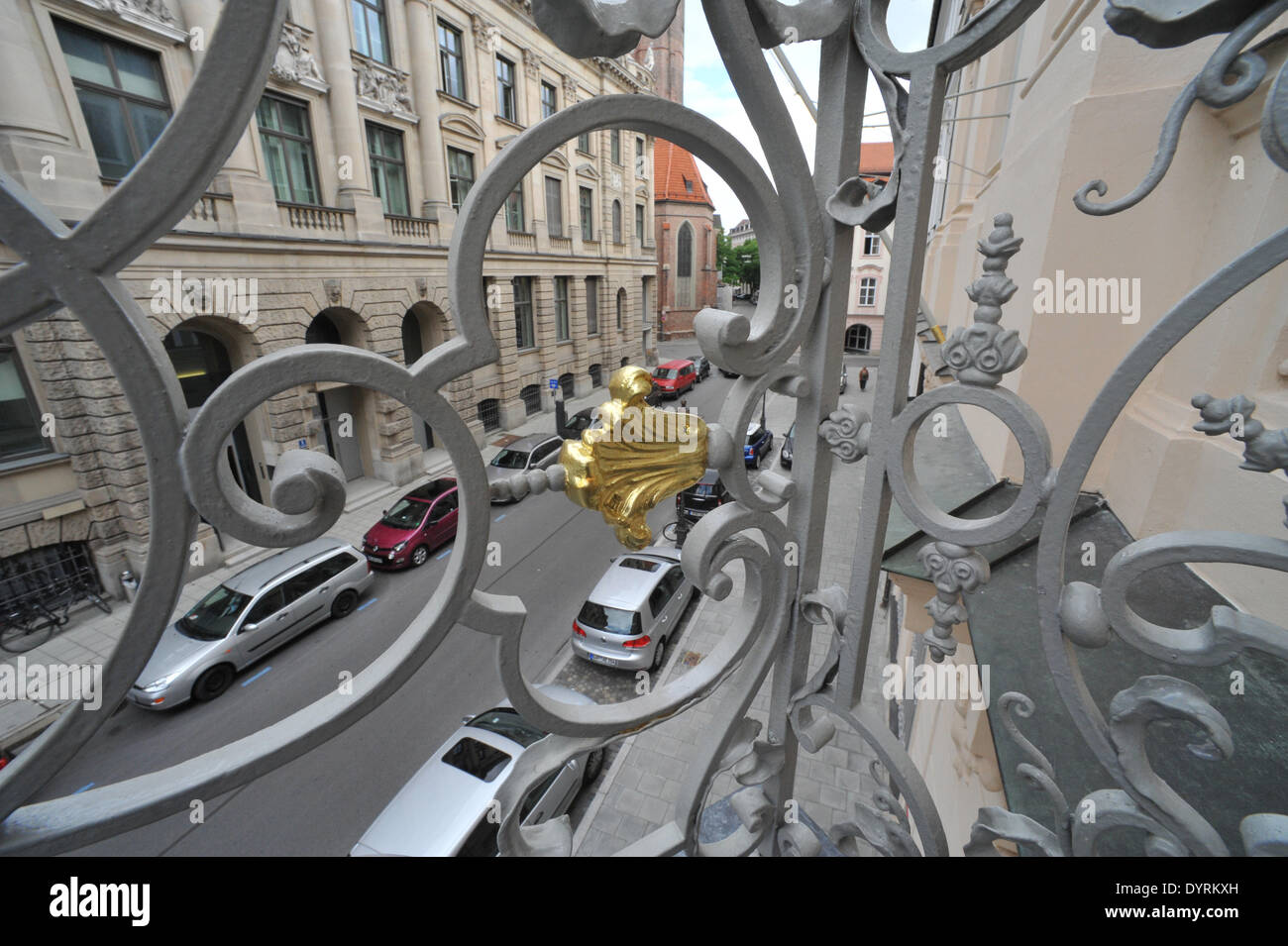 Palais Holnstein dans la Kardinal-Faulhaber-Strasse à Munich, 2012 Banque D'Images