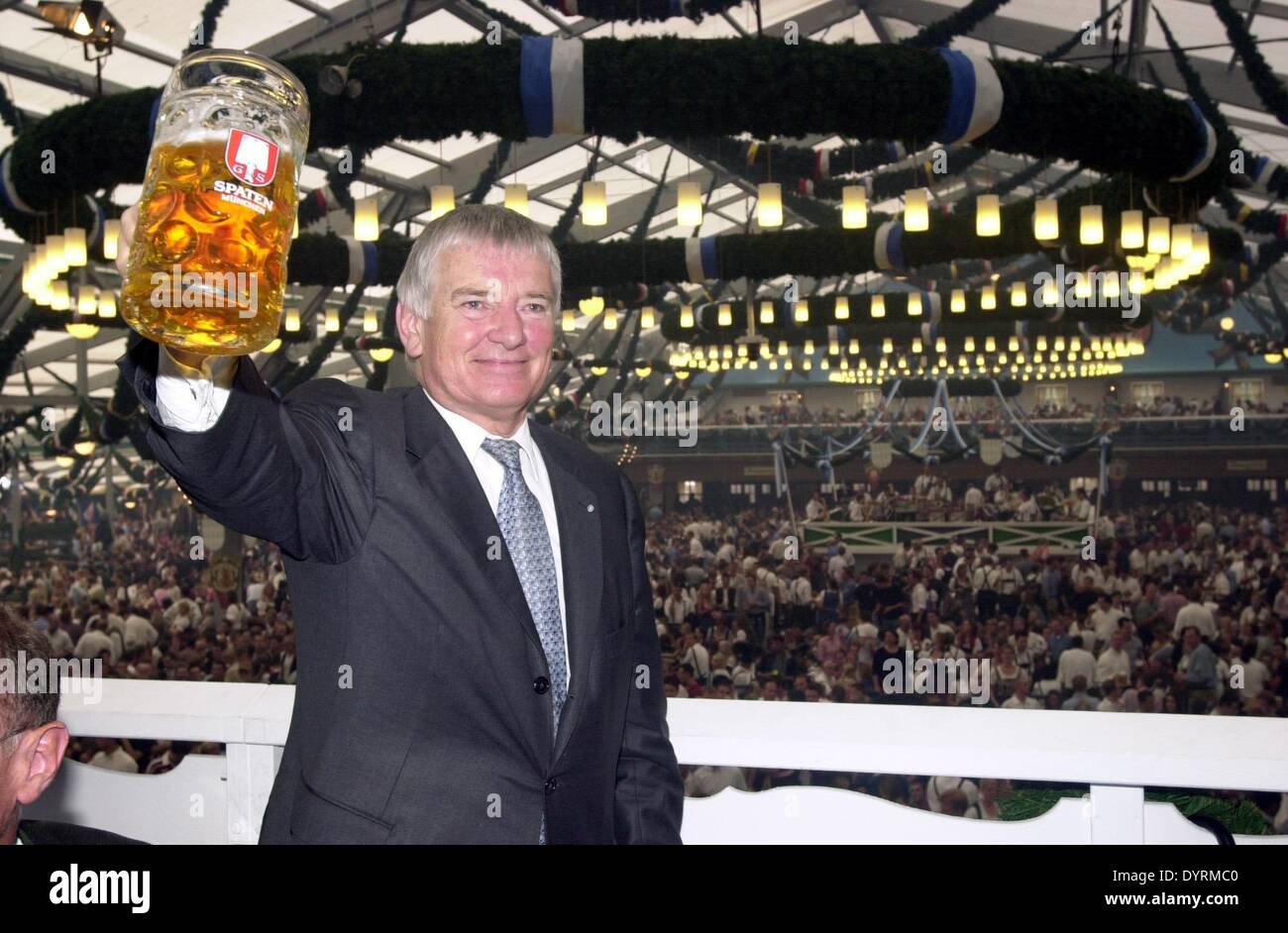 Otto Schily au Munich Oktoberfest', '2002 Banque D'Images